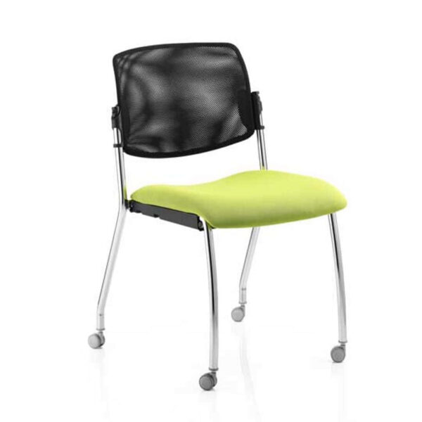 ALINA Mesh Back 4-Leg Conference Chair with Castors