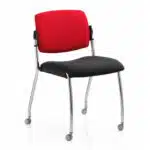 ALINA 4-Leg Conference Chair with Castors