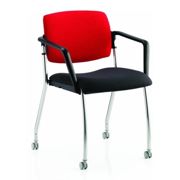 ALINA 4-Leg Conference Chair with Castors