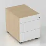NOVA 2 Drawer Mobile Pedestal with Pen Drawer