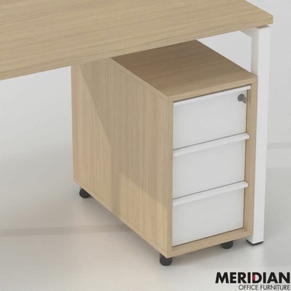 NOVA 3 Drawer Slimline Mobile Pedestal