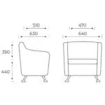 SOLACE Compact Tub Chair