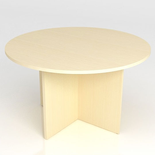 OPTIMA Round Panel Base Meeting Table