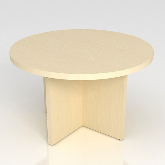 OPTIMA Round Panel Base Coffee Table