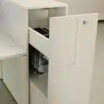 Open 2 shelf cupboard