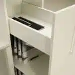 2 shelf pull-out drawer cabinet