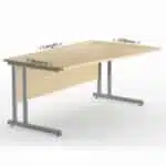 Optima C Wave Desk Dimensions