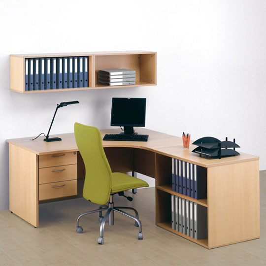 Optima Panel Base Desk with Storage Options