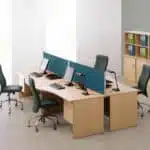 Optima Plus Bench System Wave Desks