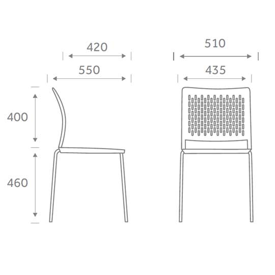 Patch $-Leg Chair Dimensions