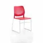 Patch Polypropylene Skid Stacking Chair