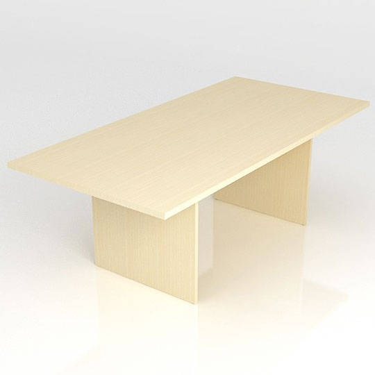 OPTIMA Barrel Panel Base Meeting Table