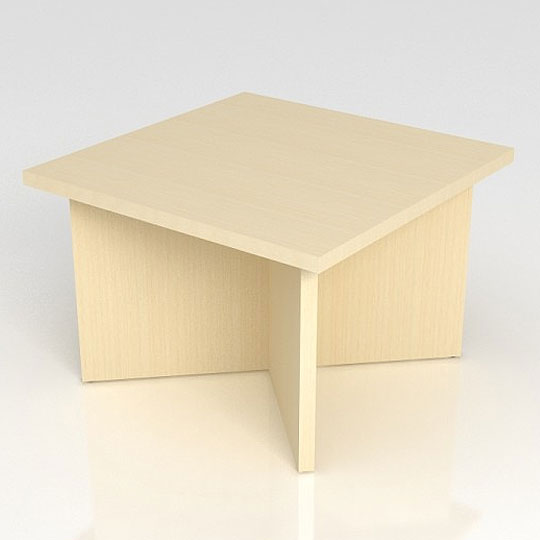 OPTIMA Square Panel Base Coffee Table