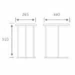 Touch Laptop Table Dimensions