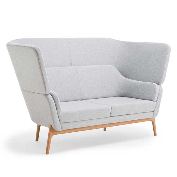 HARC 2-Seater High Back Modern Sofa