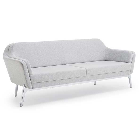 HARC 3-Seater Low Back Modern Sofa