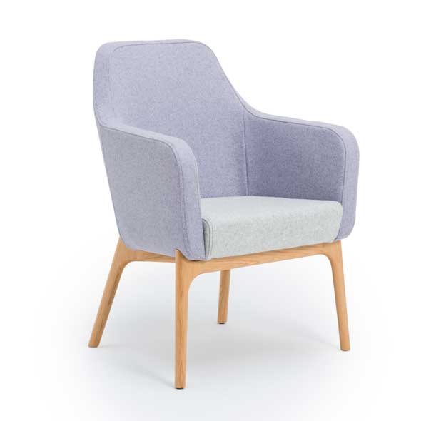 HARC Low Back 4-Leg Wooden Modern Chair