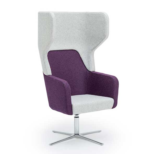 HARC High Back Swivel Star Base Modern Chair