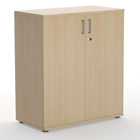 UNI 3 Shelf Winged Door Lockable Cupboard