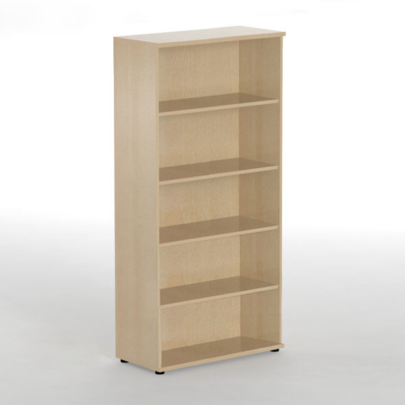 UNI 5 Shelf Open Bookcase in 800mm Width