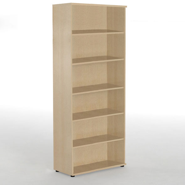 UNI 6 Shelf Open Bookcase 800mm Width