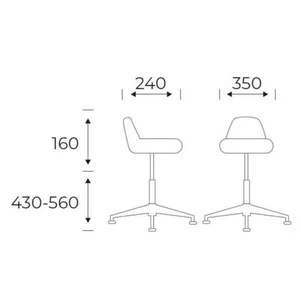 DERRY Polyurethane Stool