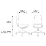 RE-ACT Mid Back Operator Chair