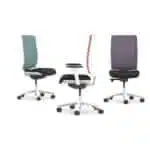 Kind Mesh White High Back Operator Chair by Pledge -11139