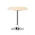 BENNY Round Top Chrome Base Meeting Table by Pledge -0