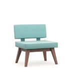 Xross Fully Upholstered Chair with Wooden Frame by Pledge-0