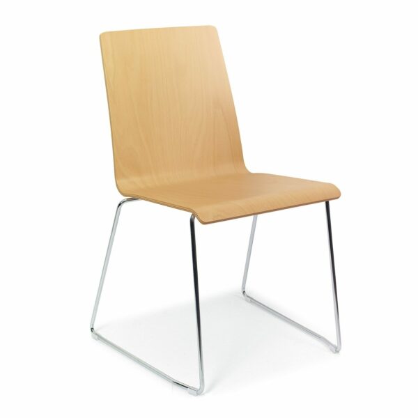 Bjorn Sled Base Bistro Chair