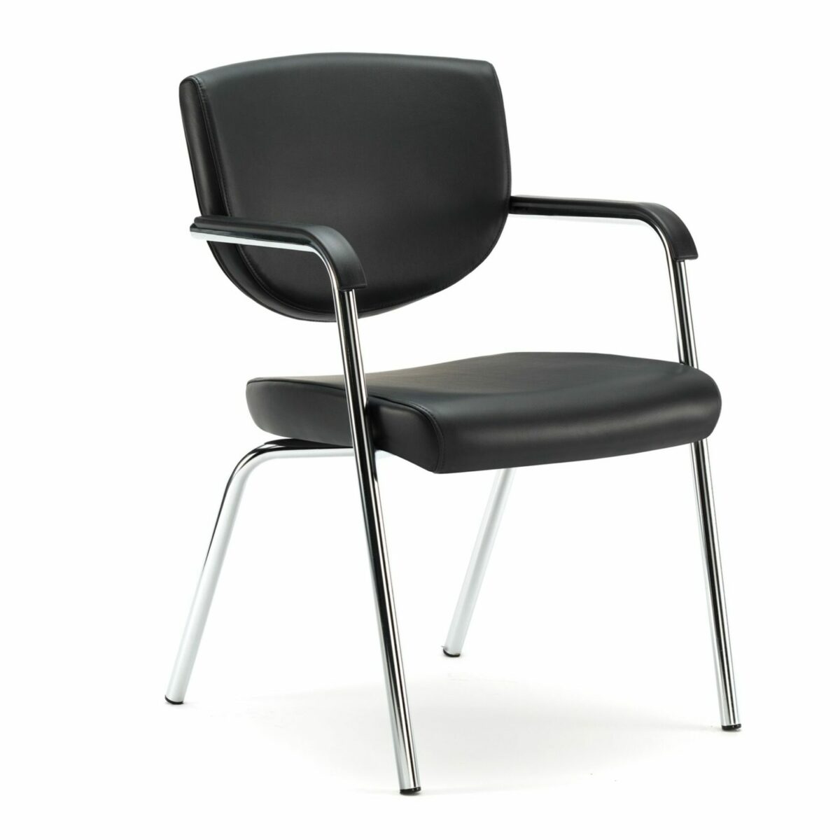 Key 4-Leg Half Back Conference Chair