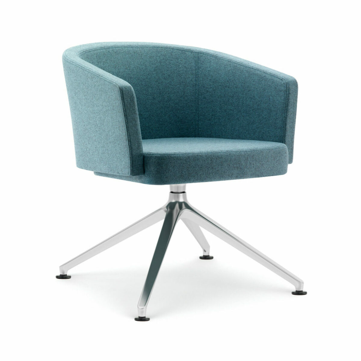 Zone Swivel Chair with Raised 4-Leg Base