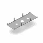 METALICON Double Cable Tray for Bench Desks