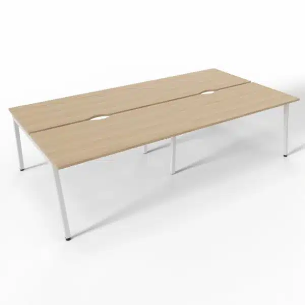 NOVA-A A-Leg Four Person Bench Desk