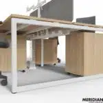 NOVA-O O-Leg Four Person Bench Desk