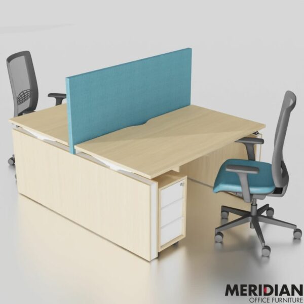 MODUS Desk Mounted Acoustic Screen for Bench Desk