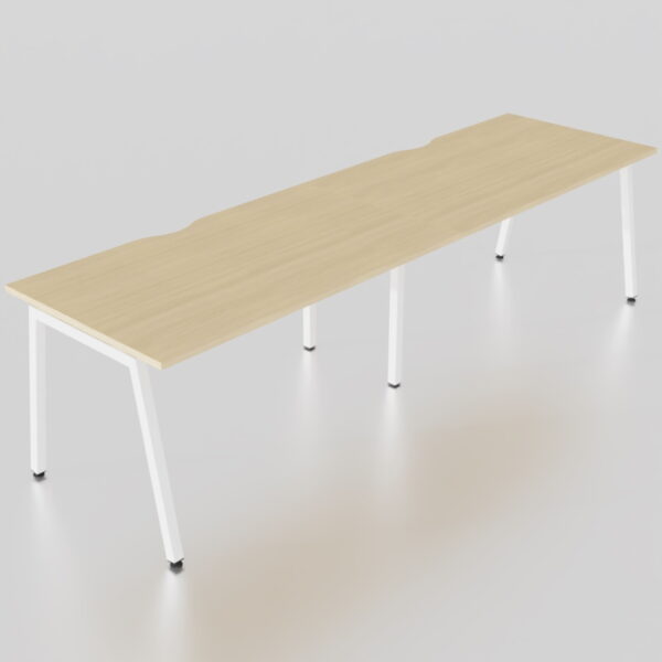 NOVA-A 4-Leg Two Person Side-by-Side Bench Desk