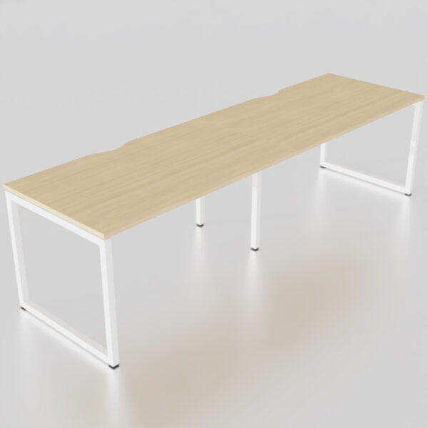 NOVA-O 4-Leg Two Person Side-by-Side Bench Desk