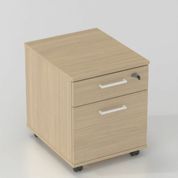 OPTIMA 2 Drawer Mobile Pedestal with Filing