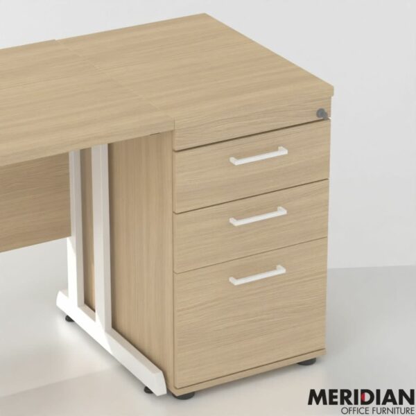 OPTIMA 3 Drawer Desk High Pedestal with Filing