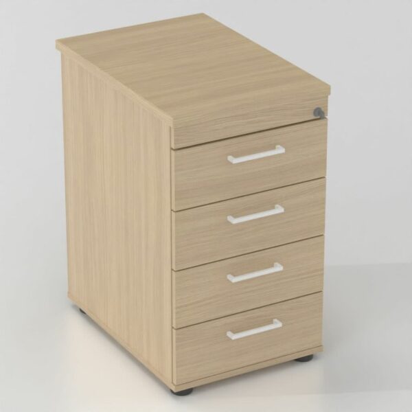 OPTIMA 4 Drawer Desk High Pedestal