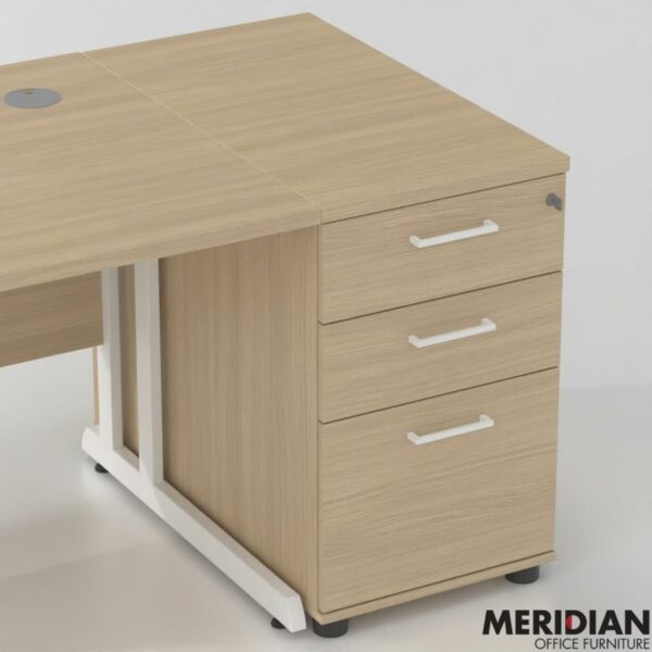 OPTIMA 3 Drawer Deep Desk High Pedestal with Filing