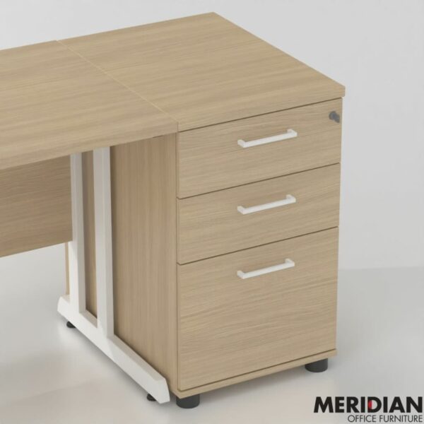 OPTIMA 3 Drawer HD Desk High Pedestal with Filing