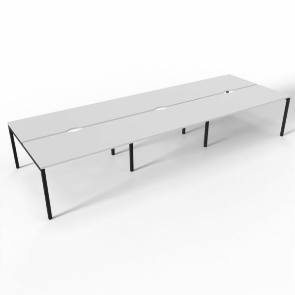 NOVA-U 4-Leg Six Person Bench Desk