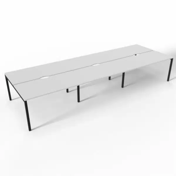 NOVA-U 4-Leg Six Person Bench Desk