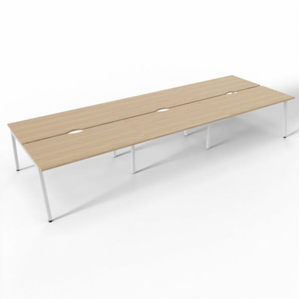 NOVA-A A-Leg Six Person Bench Desk