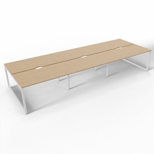 NOVA-O O-Leg Six Person Bench Desk