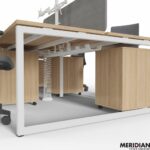 NOVA-O O-Leg Six Person Bench Desk