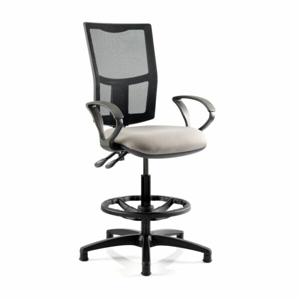 HADDON Mesh Back Draughtsman Chair